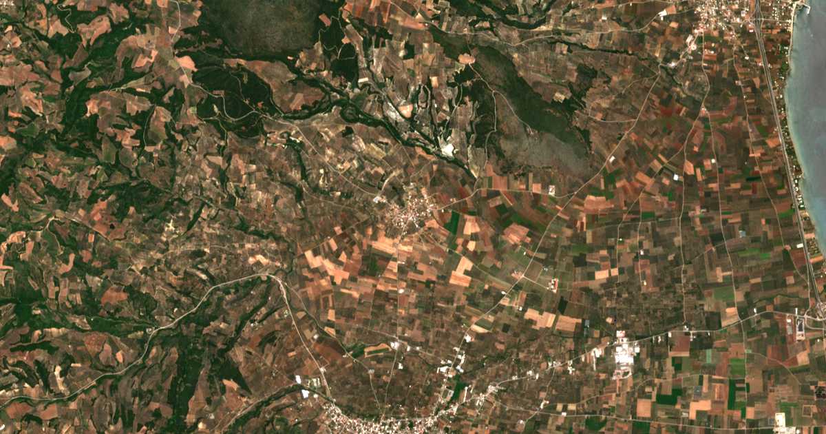 Carte satellite de Megaplátanos