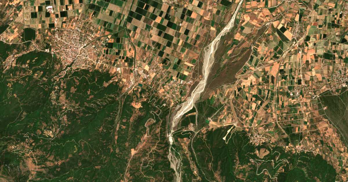 Carte satellite de Ágios Sóstis