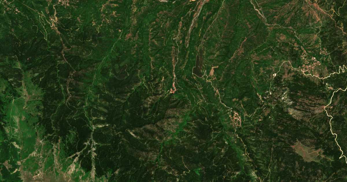 Carte satellite de Argýria