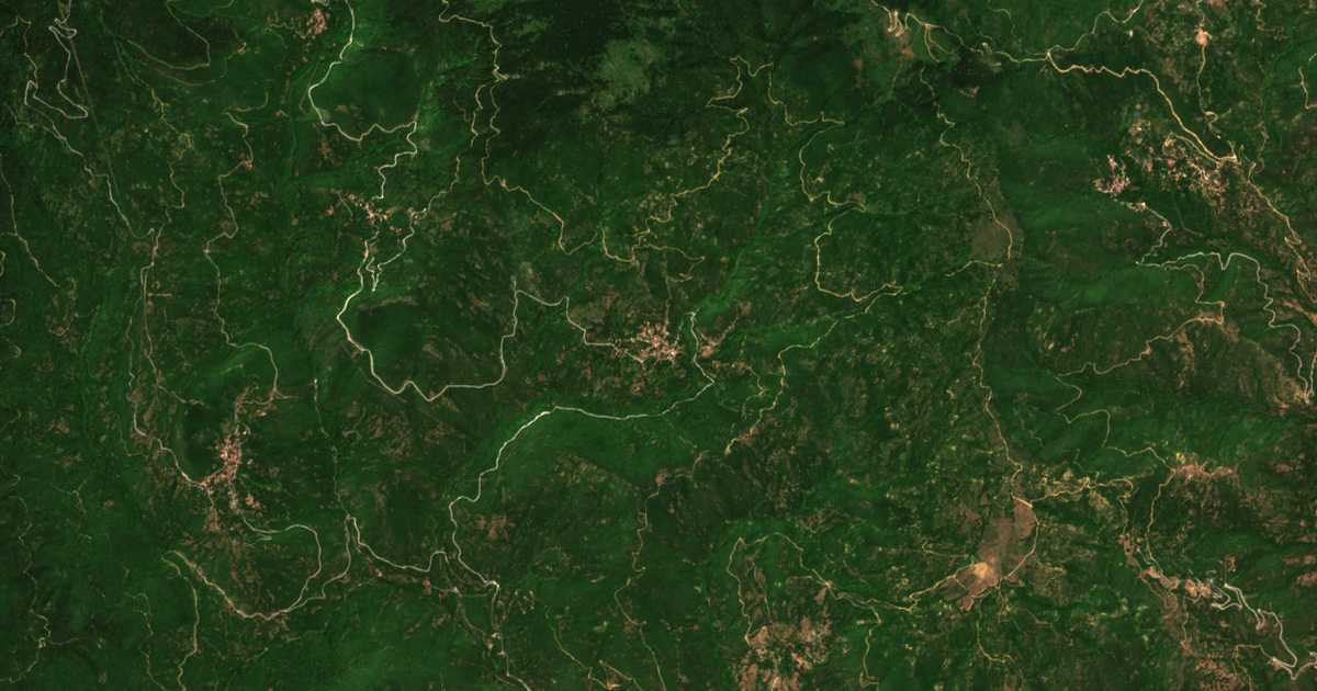 Carte satellite de Díkastron