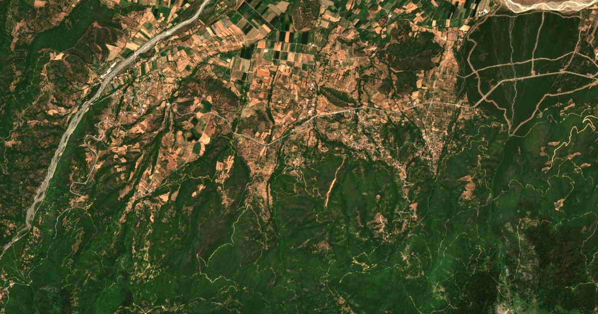 Carte satellite de Káto Kambiá