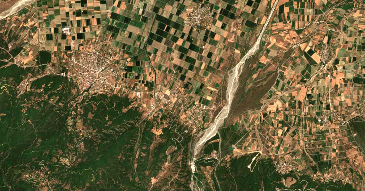 Carte satellite de Káto Kallithéa