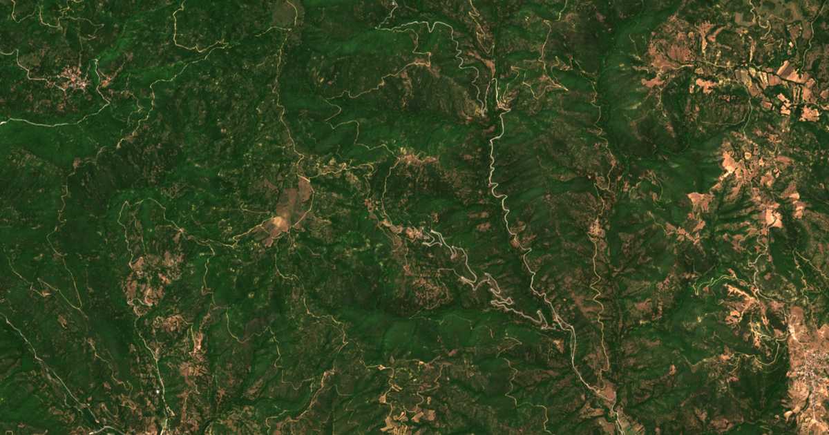 Carte satellite de Litóselon