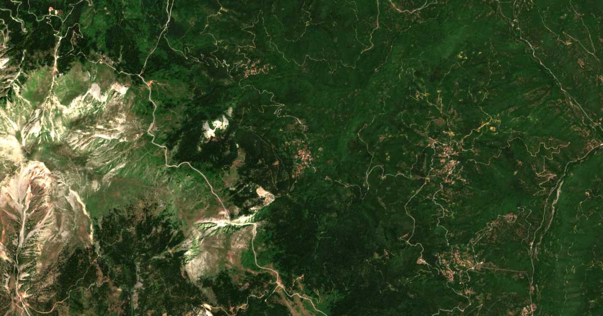 Carte satellite de Mavrílo
