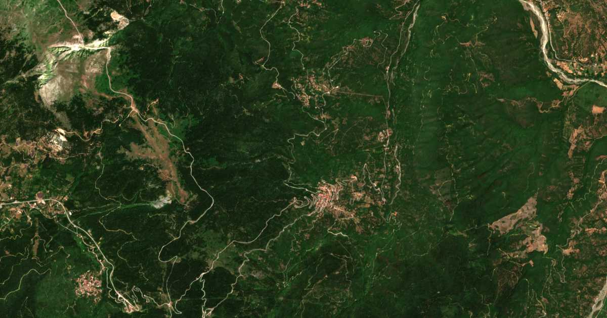 Carte satellite de Mesaía Kápsi