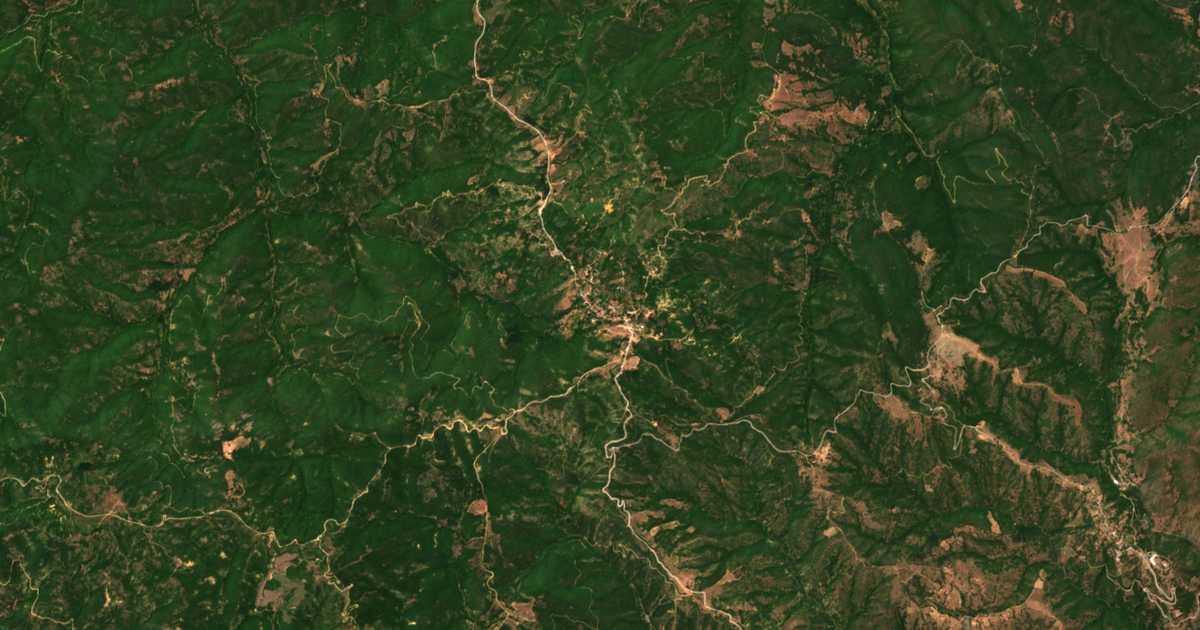Carte satellite de Palaiá Giannitsoú