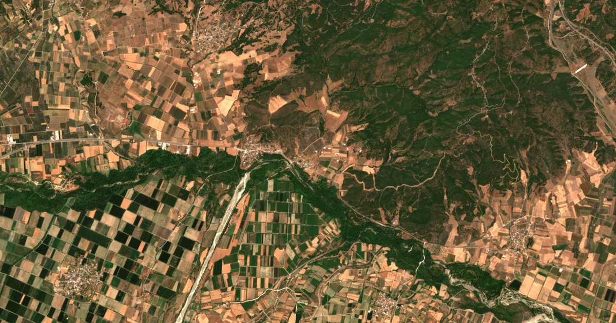 Carte satellite de Palioúrion