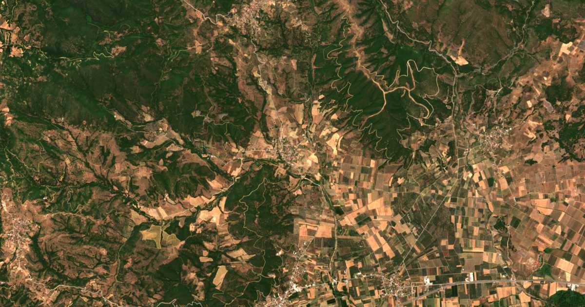 Carte satellite de Platýstomon