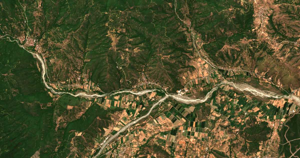 Carte satellite de Pteléa