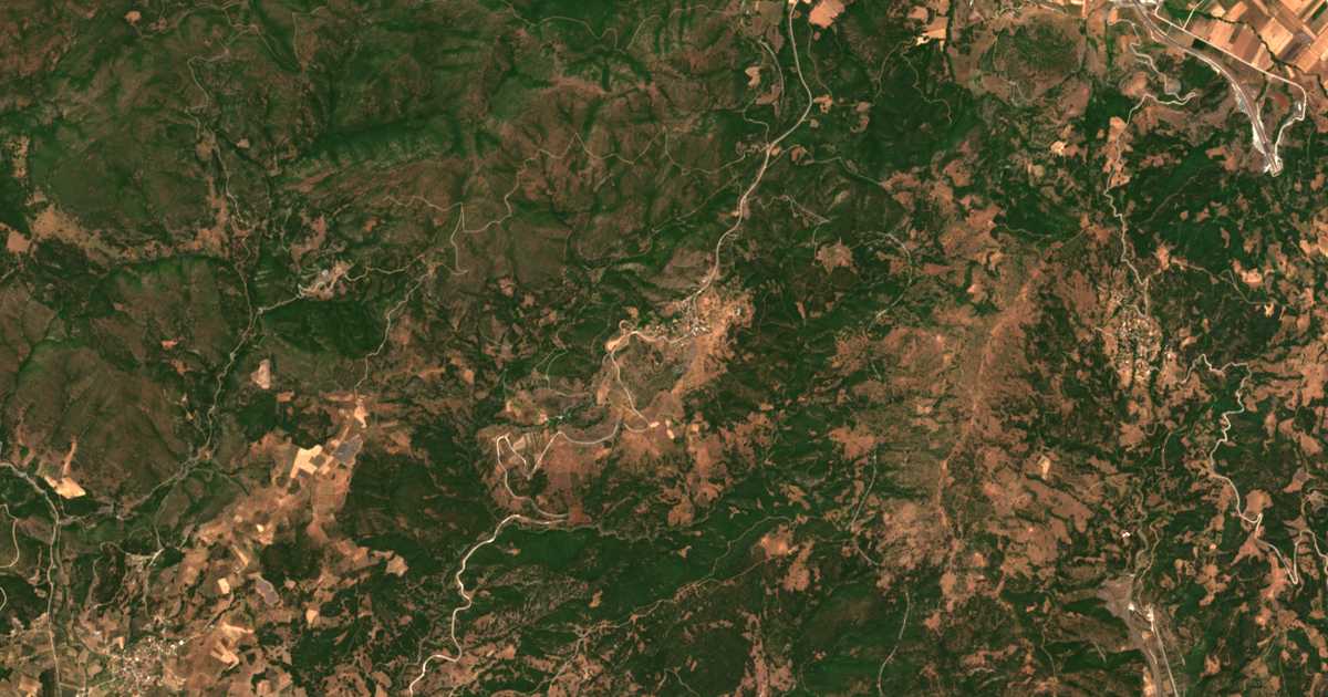 Carte satellite de Trílofon