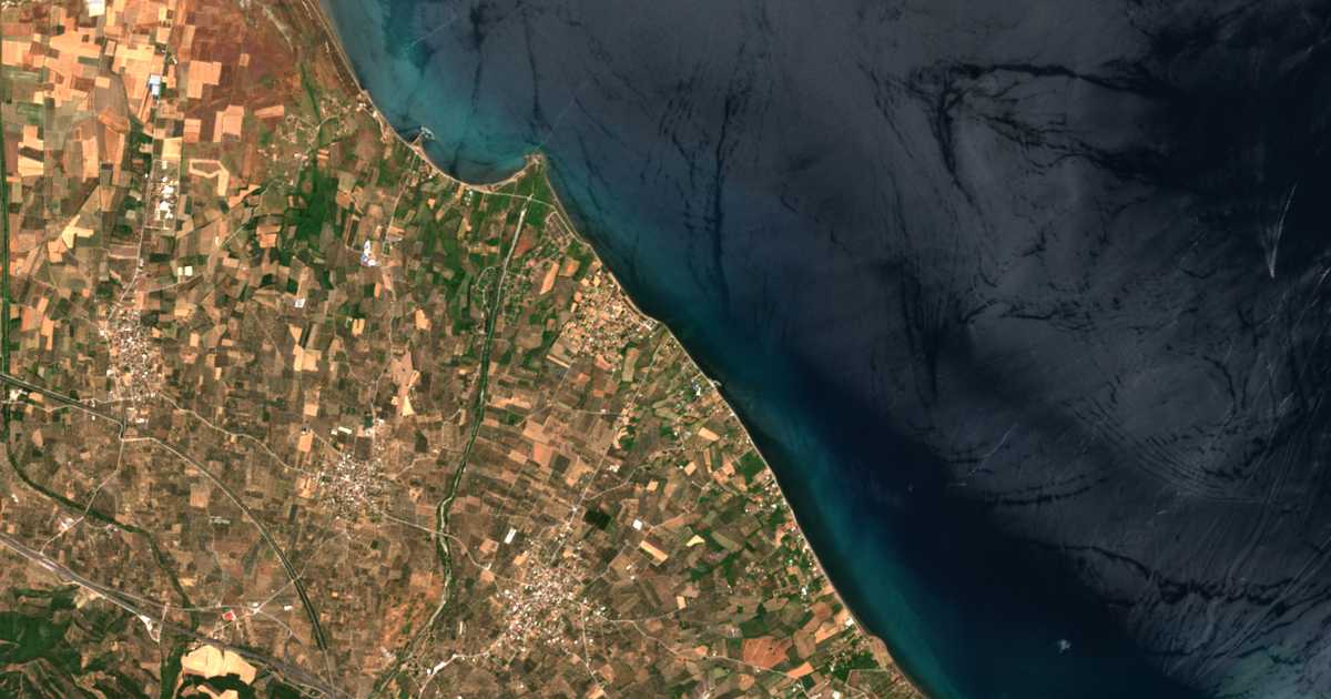 Carte satellite de Agía Aikateríni