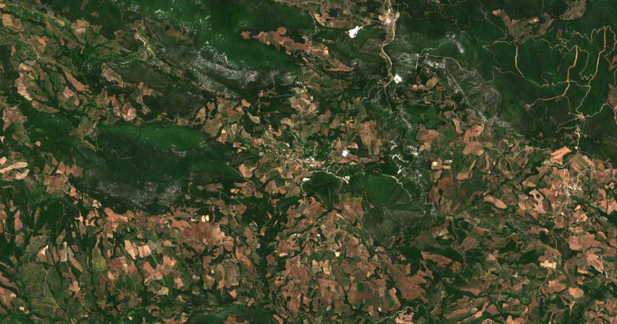 Carte satellite de Ágnanti