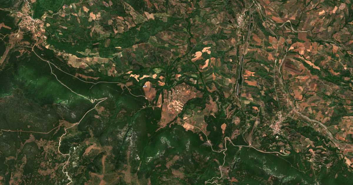 Carte satellite de Kallídromon