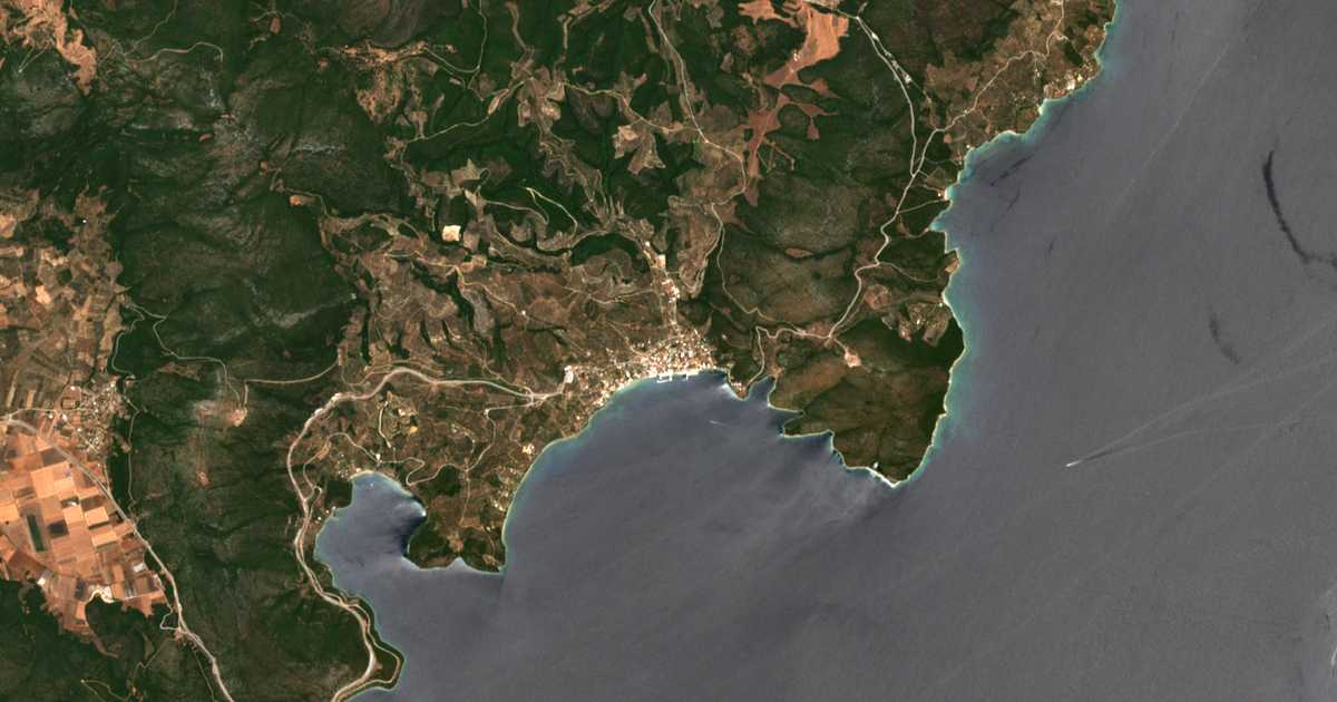 Carte satellite de Glýfa