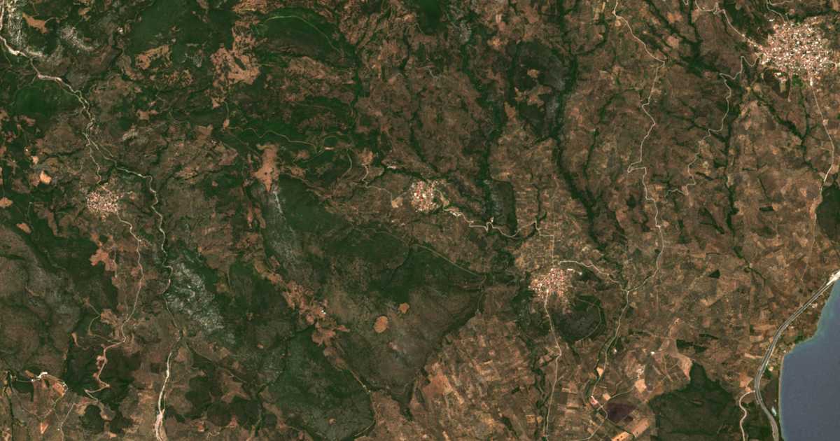 Carte satellite de Spartiá