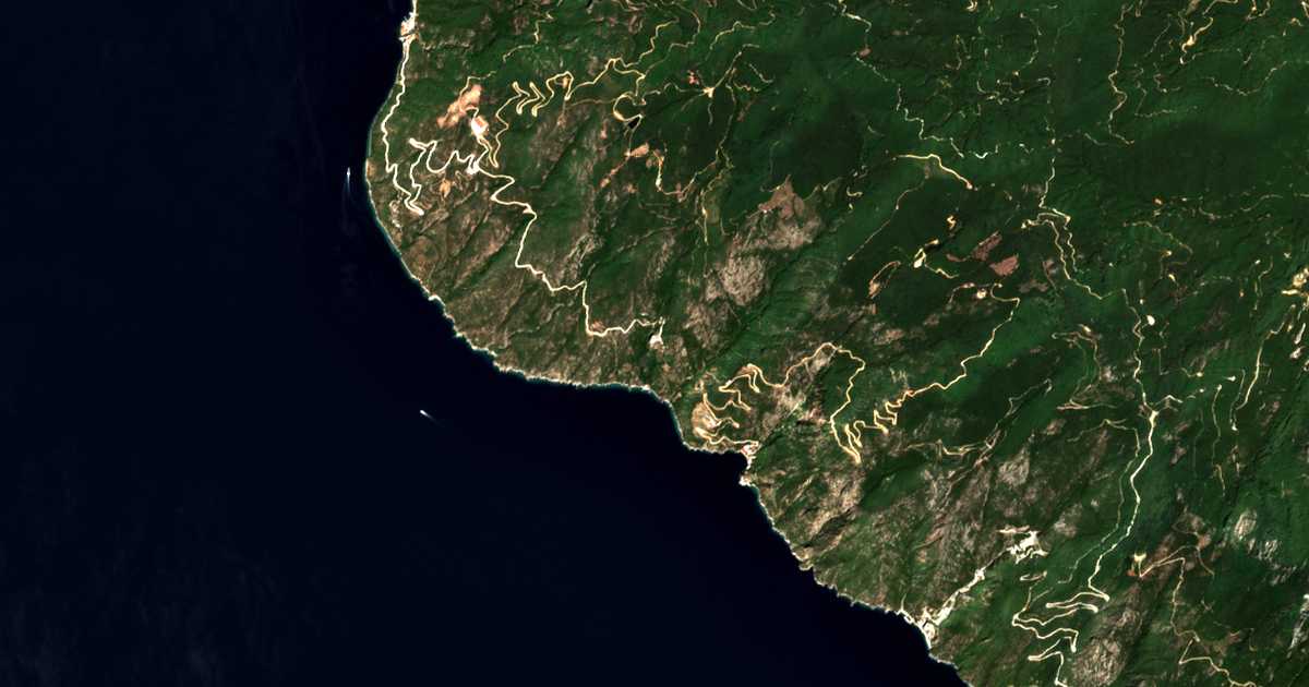 Carte satellite de Monastère de Simonopetra
