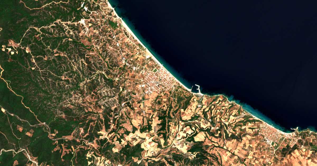 Carte satellite de Ierissós