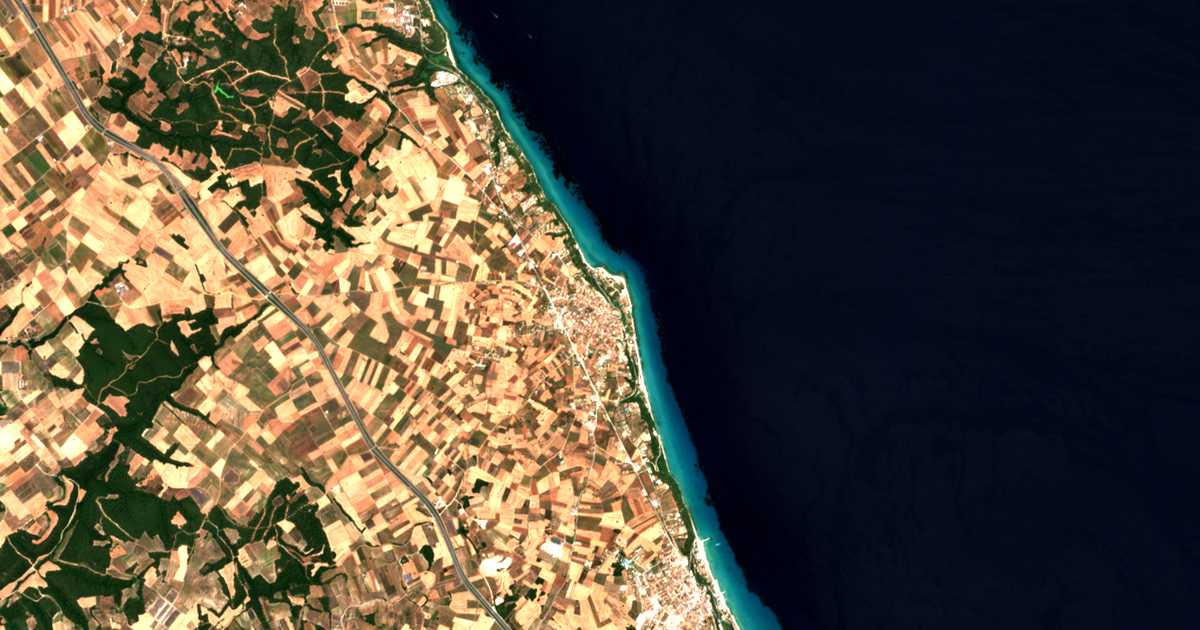 Carte satellite de Áfytos