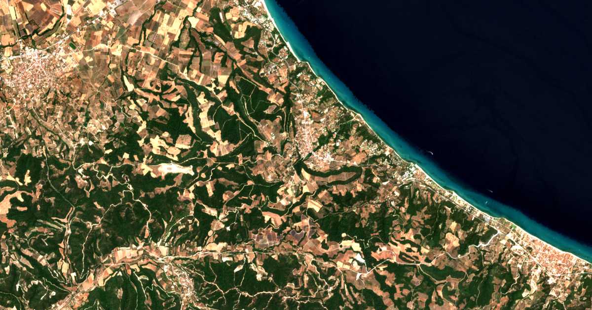 Carte satellite de Kryopigí