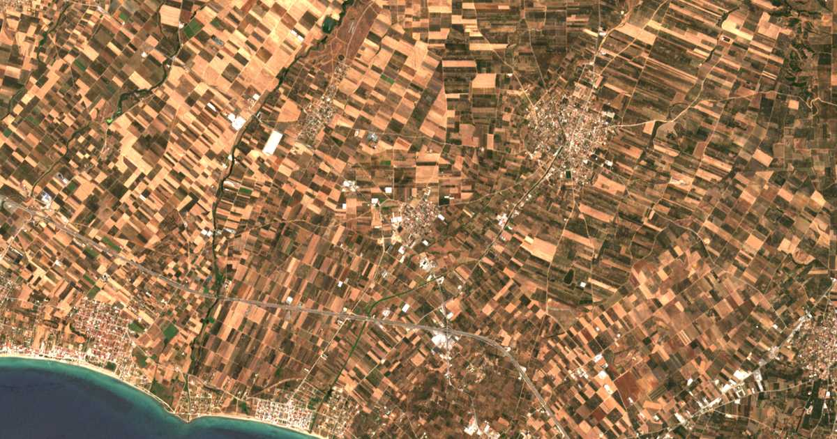 Carte satellite de Dionysíou