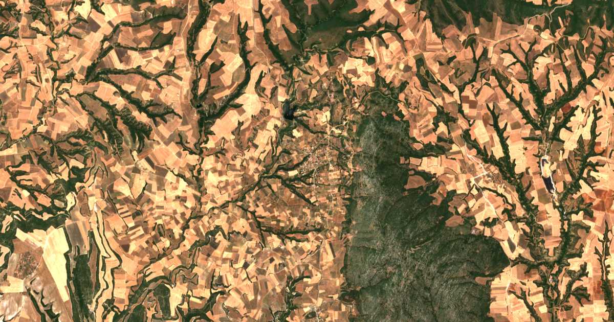 Carte satellite de Kríni