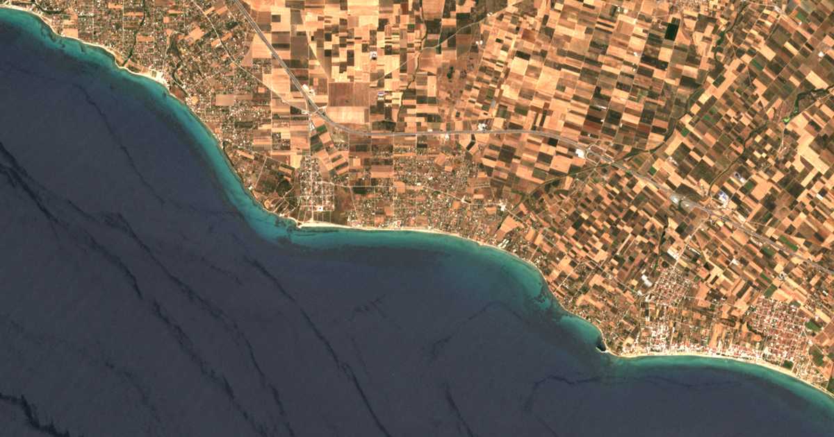 Carte satellite de Metóchi