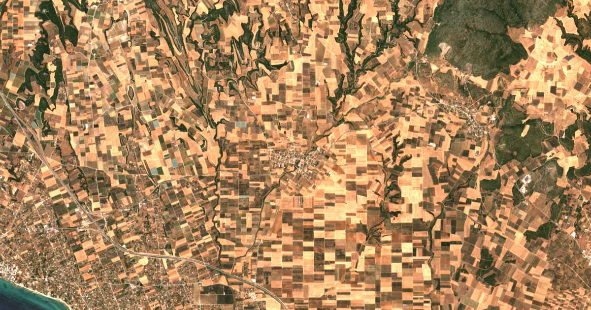 Carte satellite de Néa Sílata