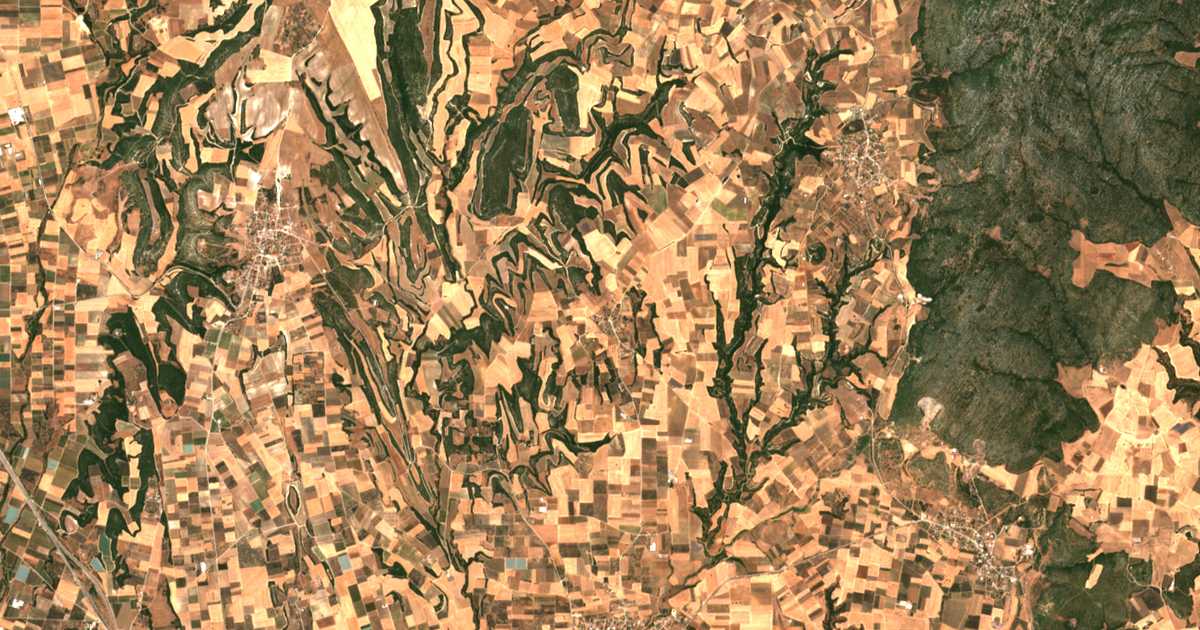 Carte satellite de Rodókipos