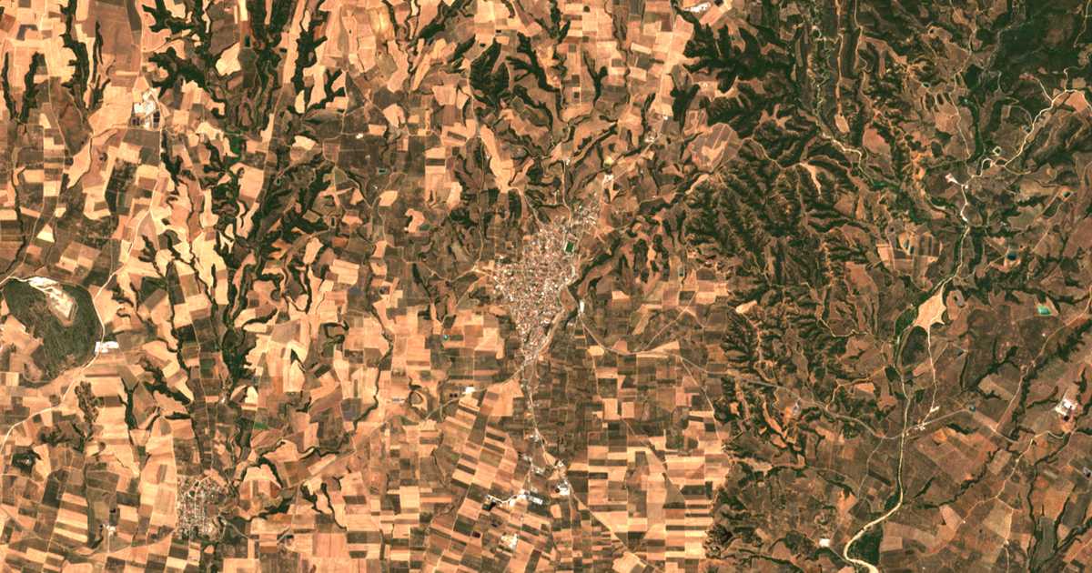 Carte satellite de Símantra
