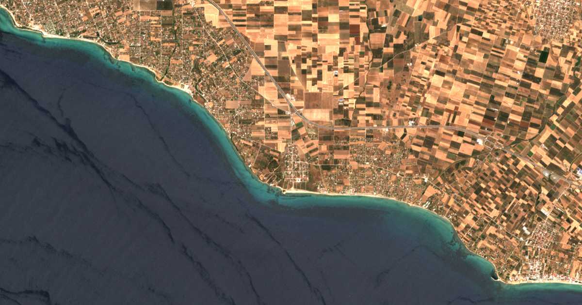 Carte satellite de Sozópoli
