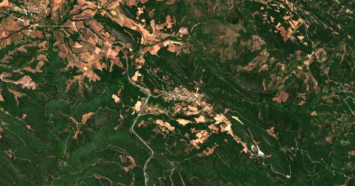 Carte satellite de Diastávrosi Palaiokástrou