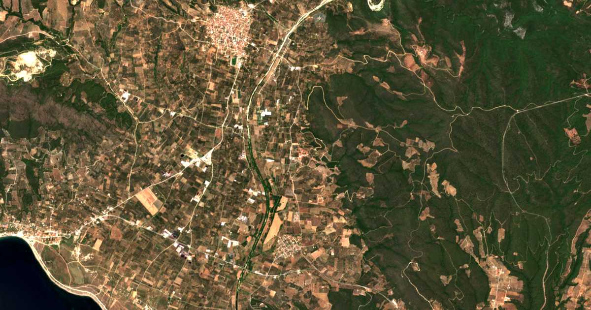 Carte satellite de Evangelismós Tis Theotókou