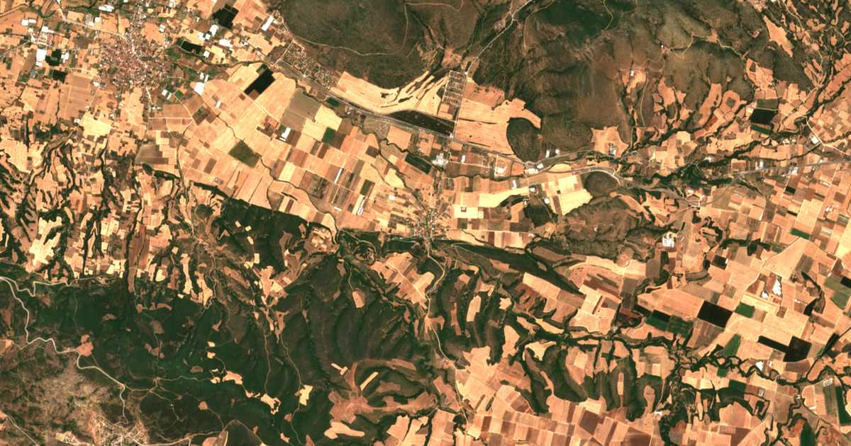 Carte satellite de Galarinós