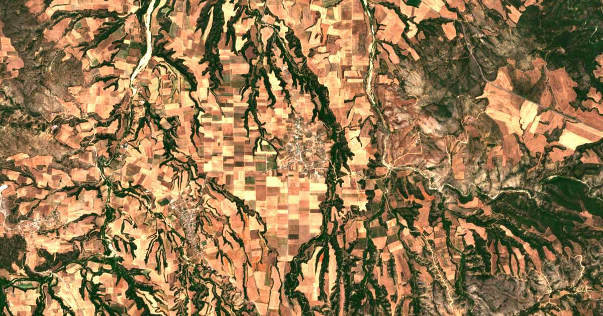 Carte satellite de Marathoússa