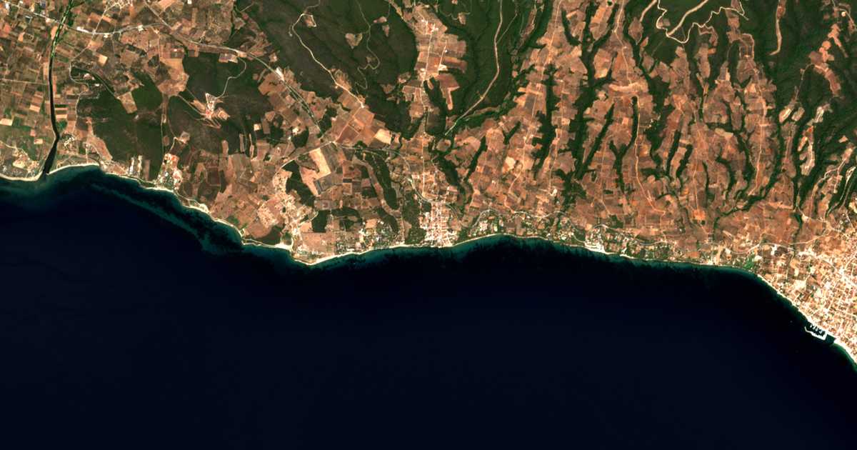 Carte satellite de Metamórfosi