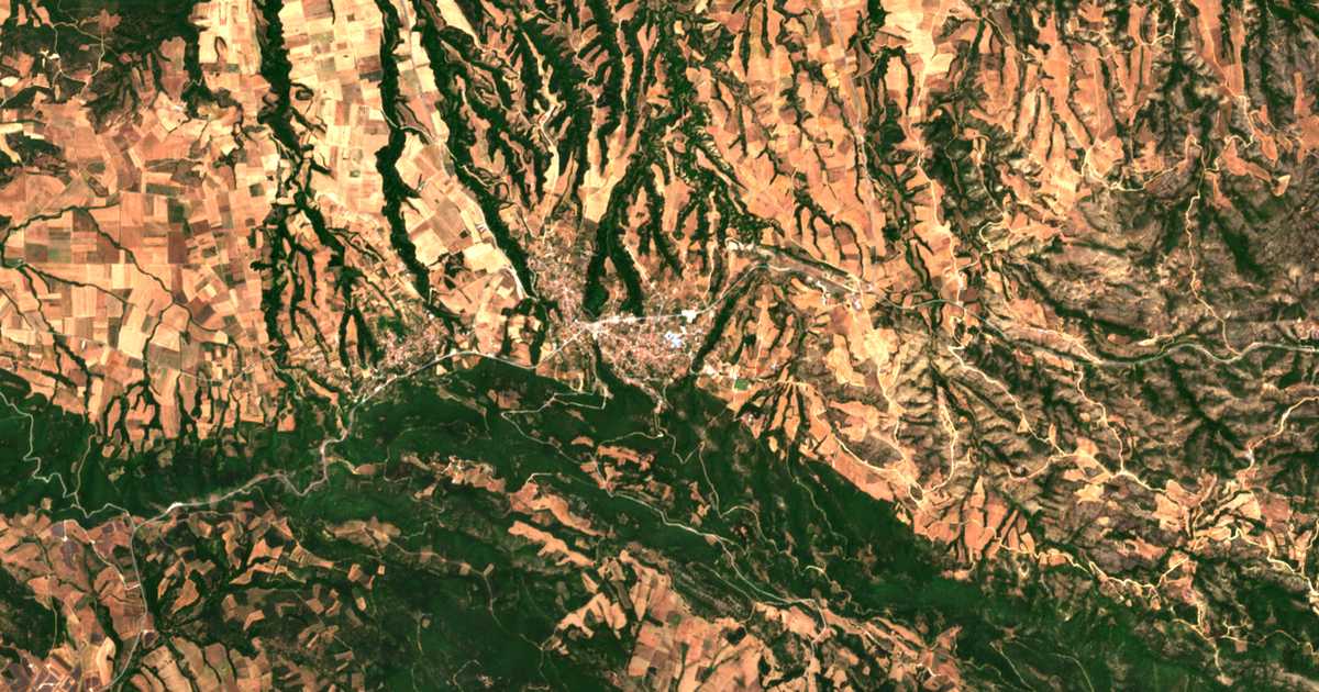 Carte satellite de Palaiochóra
