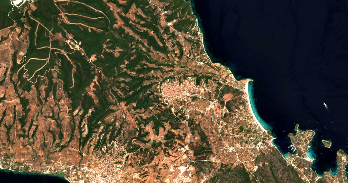 Carte satellite de Ágios Nikólaos