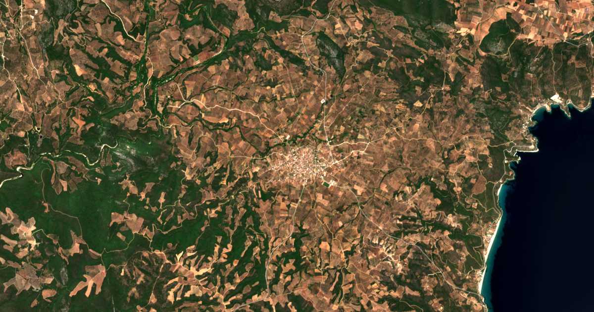 Carte satellite de Metagkítsion