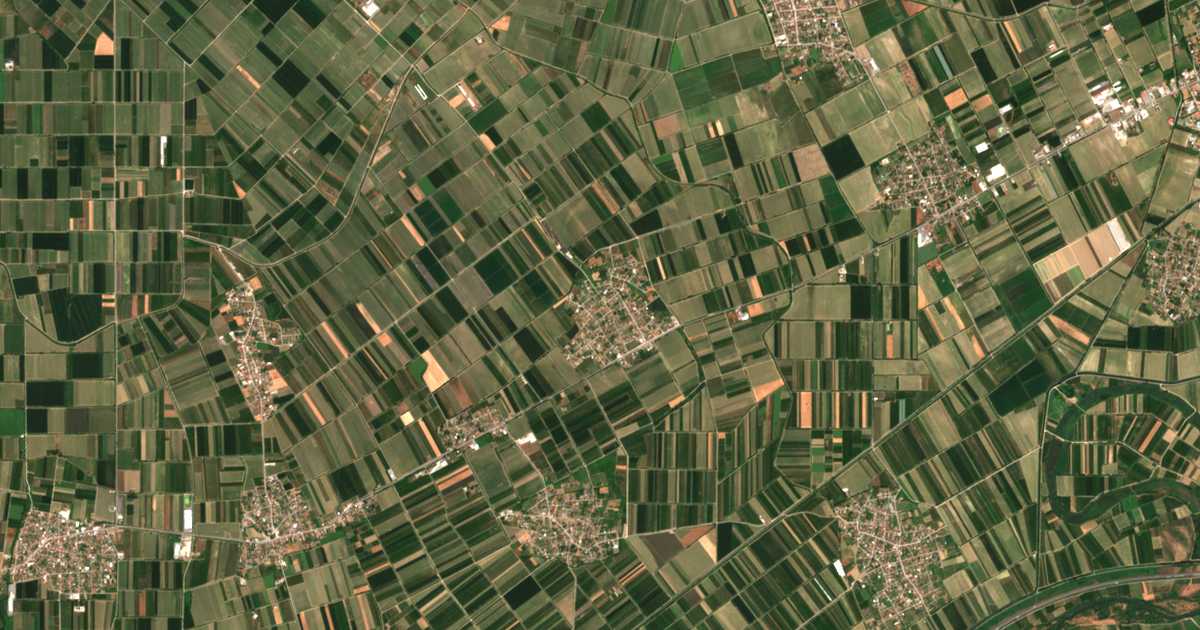 Carte satellite de Kampochórion