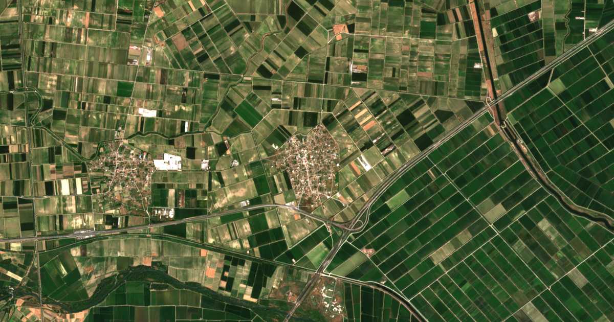 Carte satellite de Kleidíon