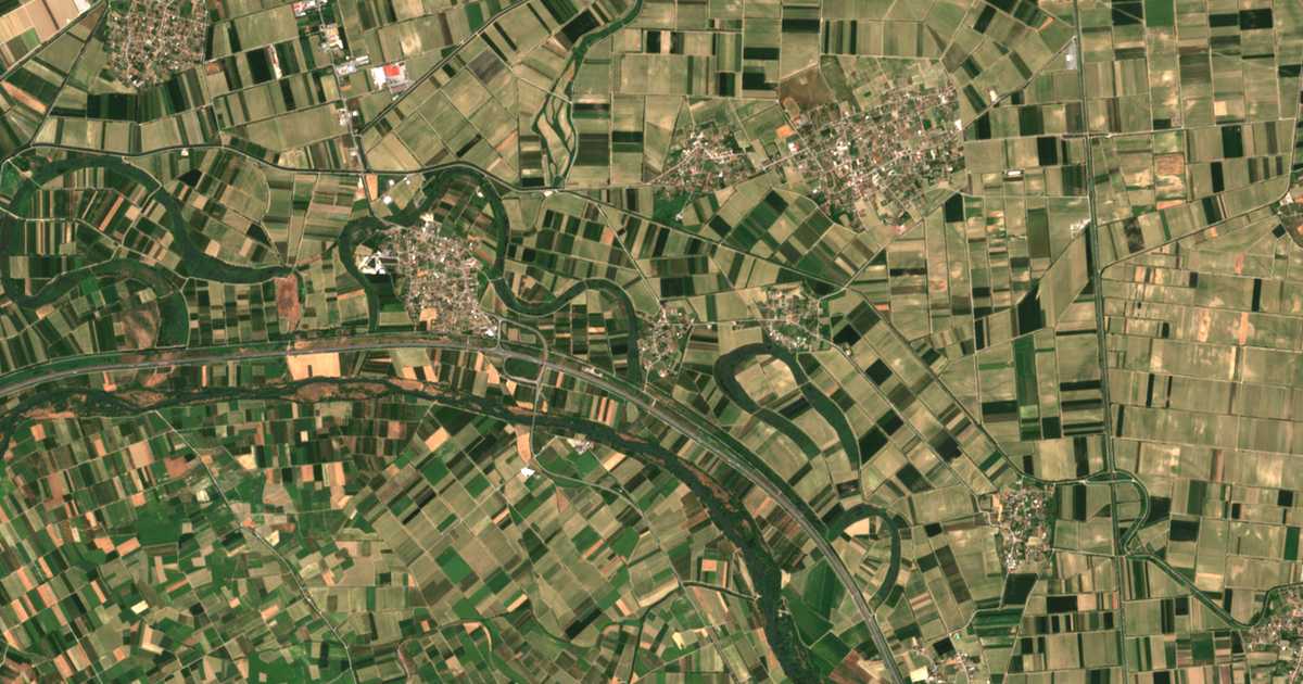 Carte satellite de Kydonéa