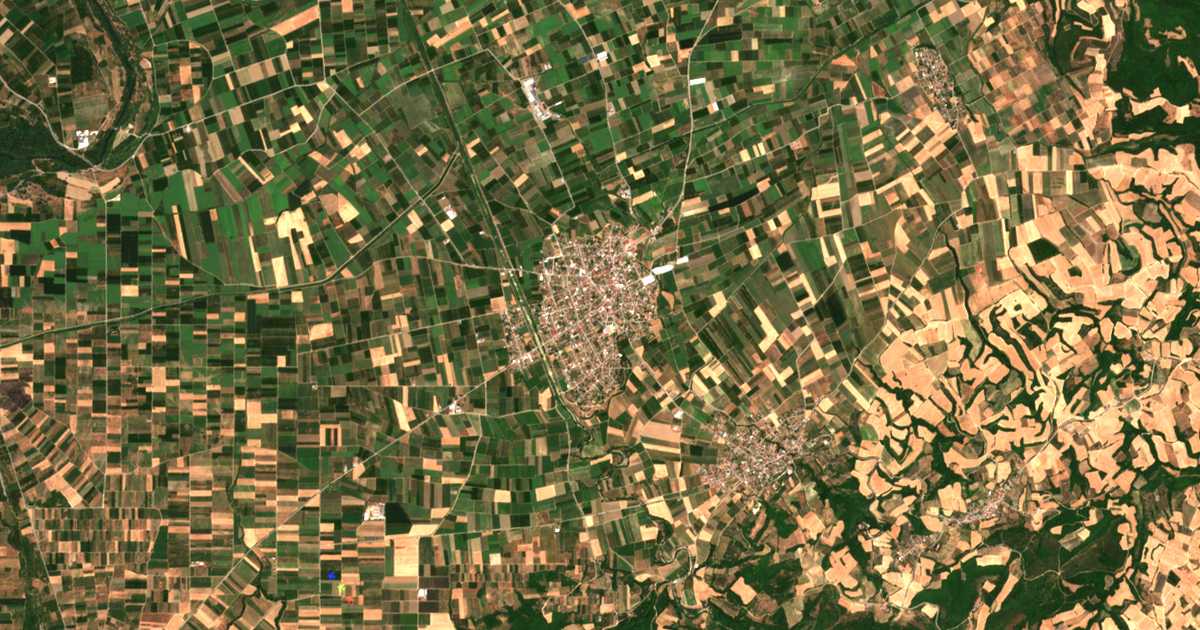 Carte satellite de Melíki