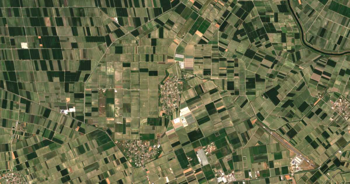 Carte satellite de Neochórion