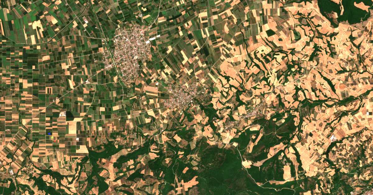 Carte satellite de Neókastron
