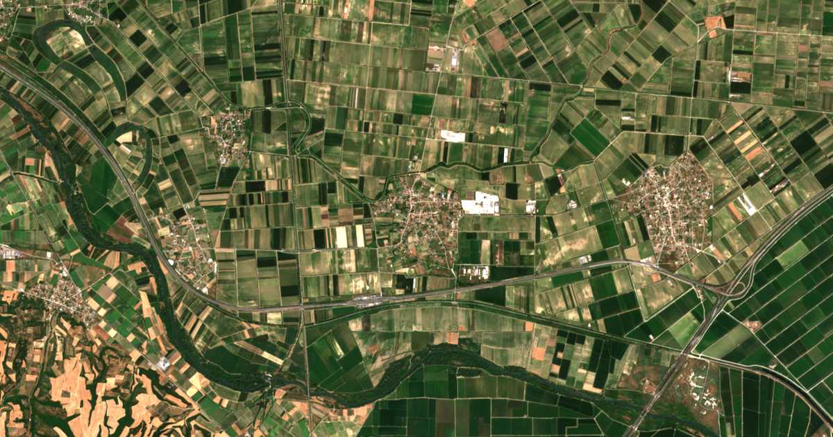 Carte satellite de Plátanos