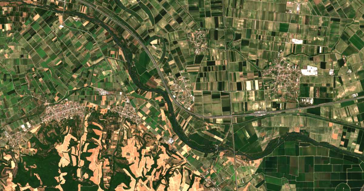 Carte satellite de Prassináda