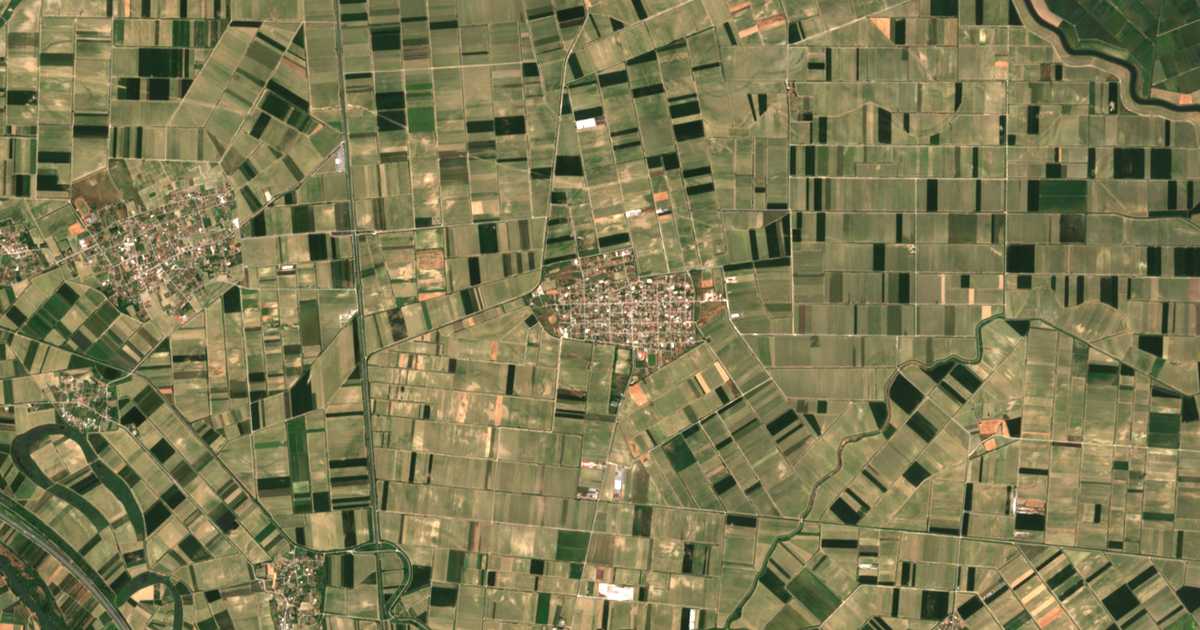 Carte satellite de Tríkala