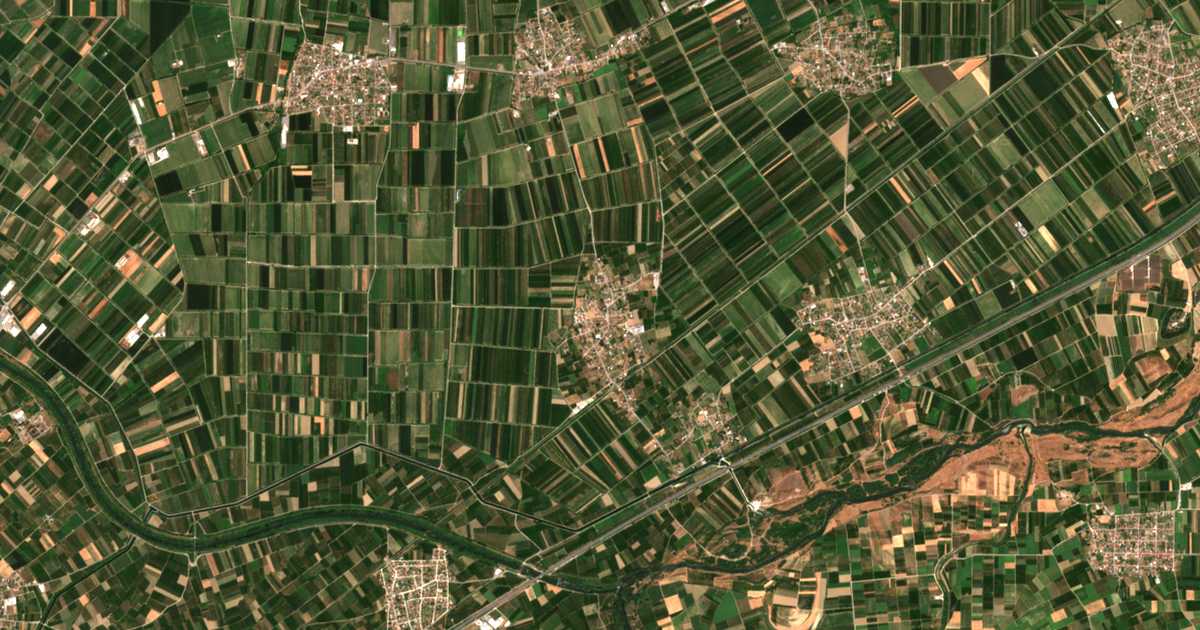 Carte satellite de Xechasméni