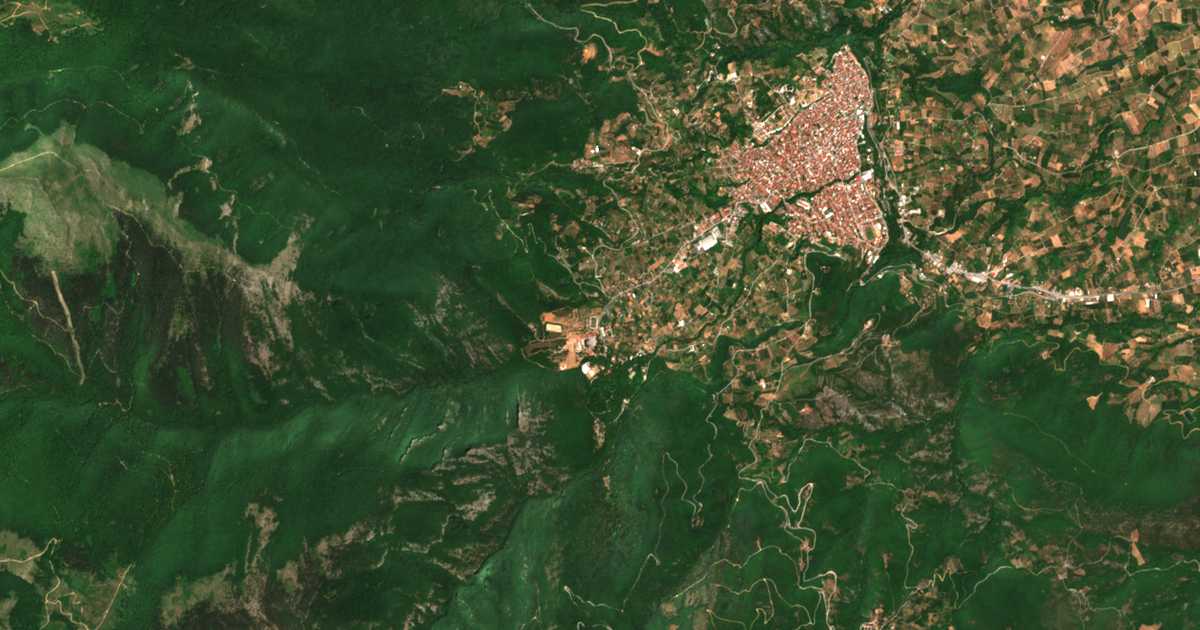 Carte satellite de Ágios Nikólaos