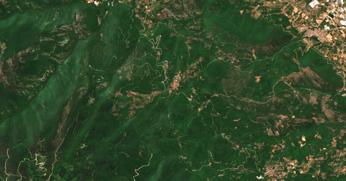 Carte satellite de Arkochóri